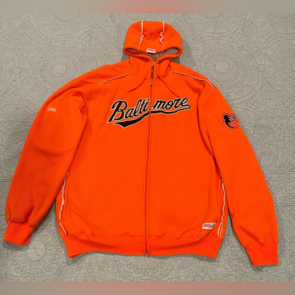 Baltimore Orioles hooded sherpa lined jacket. Men’s XL